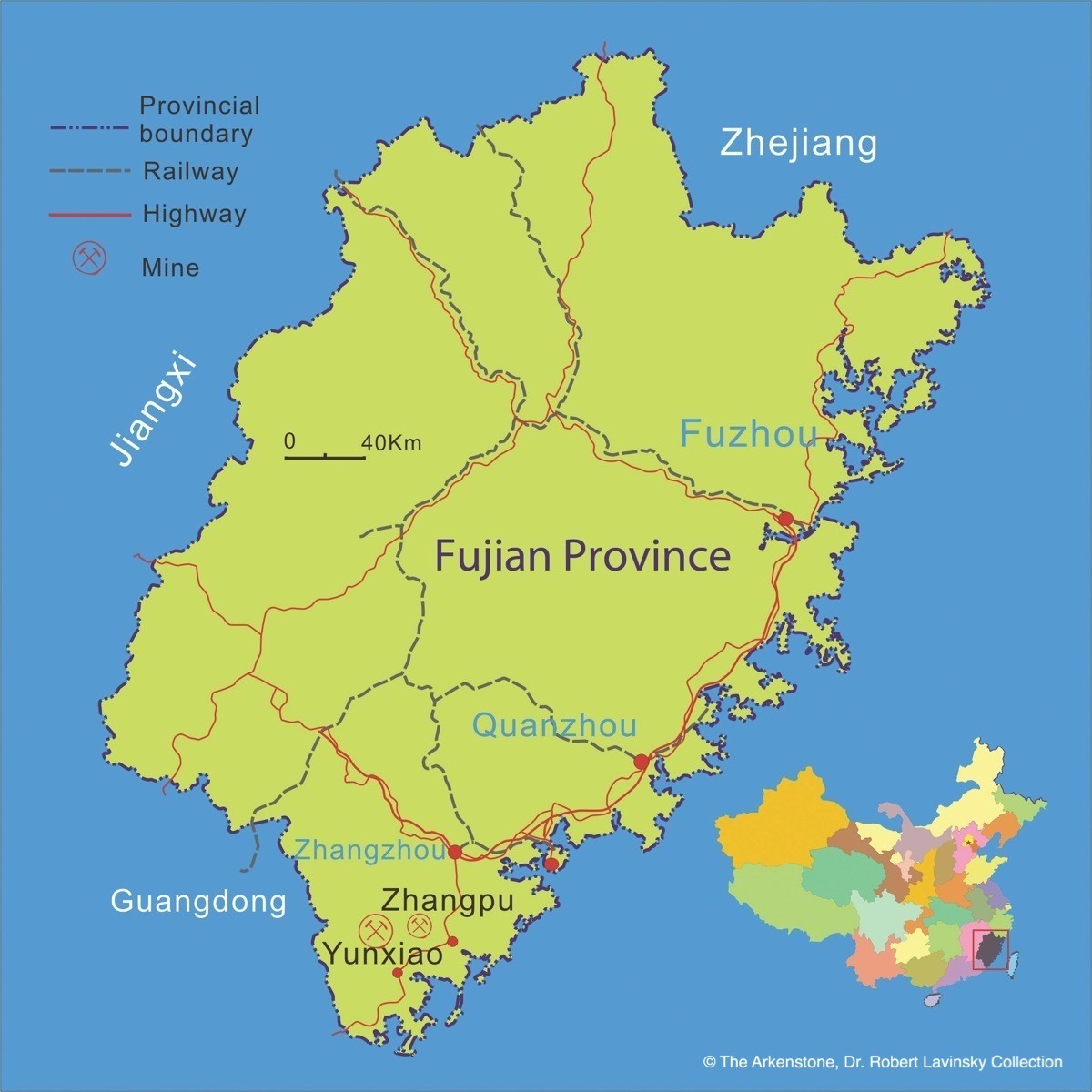 Map Of Fujian